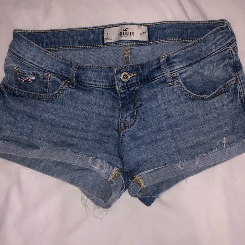 Hollister jean short shorts